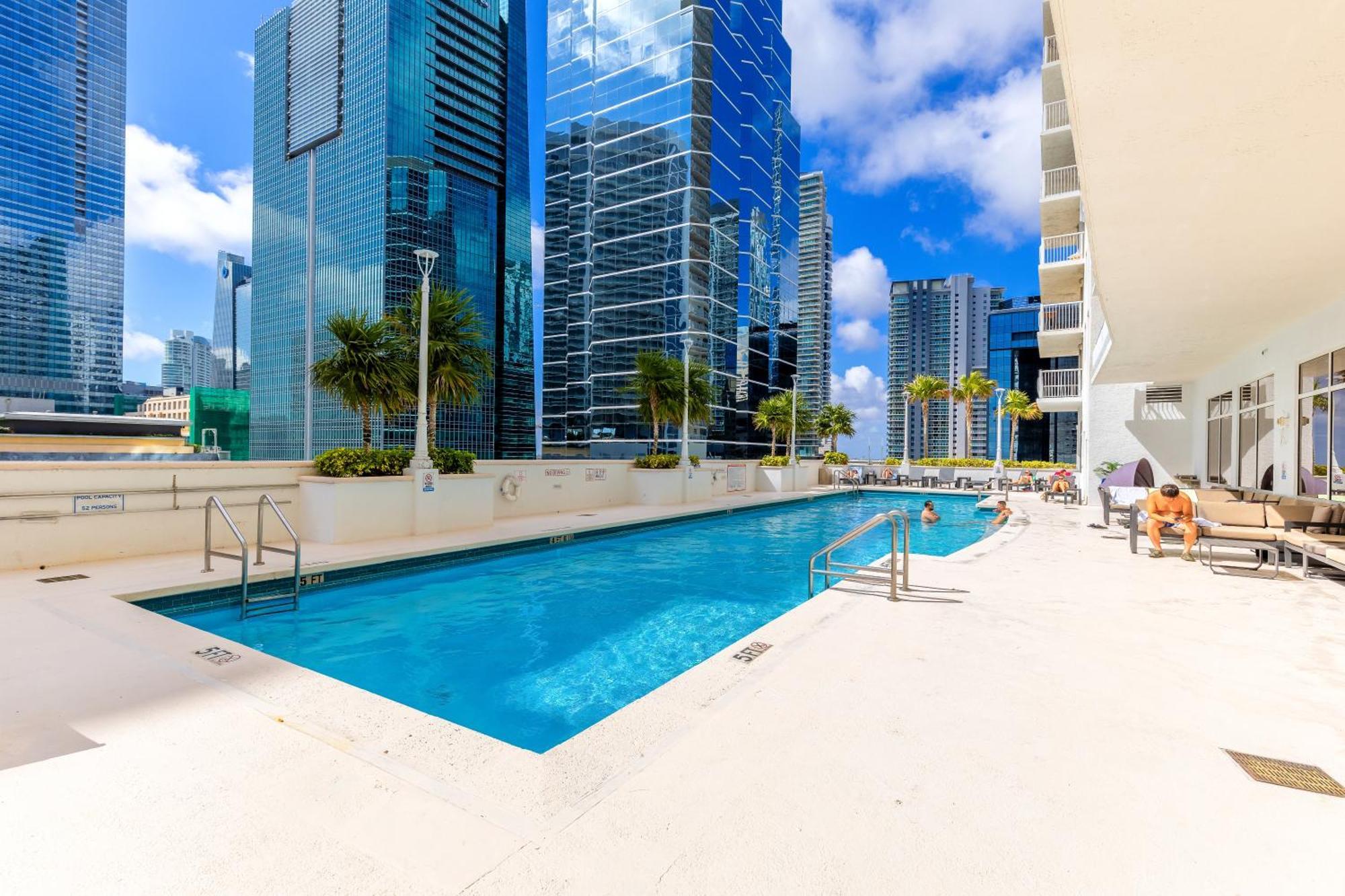 Upscale Brickell 3 Bedroom With Water Views And Free Parking 迈阿密 外观 照片